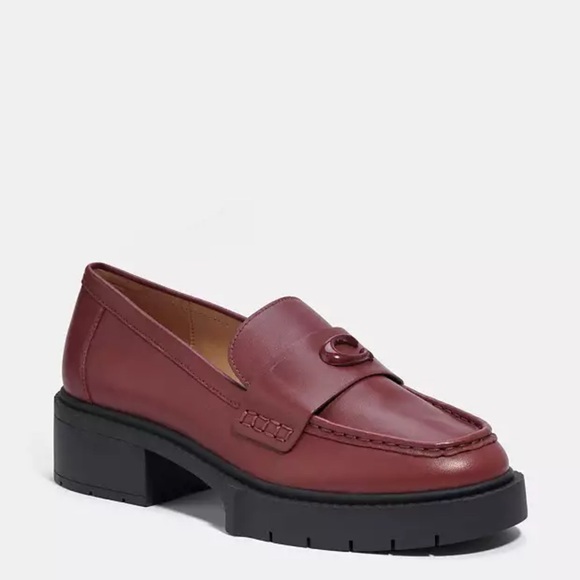 Coach Leather Loafers, Size 7. - Picture 1 of 7